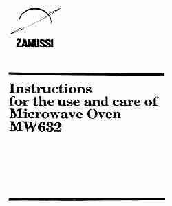 Zanussi Microwave Oven MW632-page_pdf
